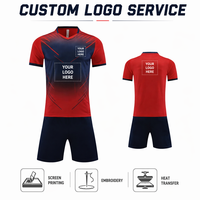 Conjunto de Camiseta y Pantalones Cortos de Fútbol Aiju de Alta Calidad, Uniforme de Equipo, Transpirable, de Secado Rápido, Personalizable