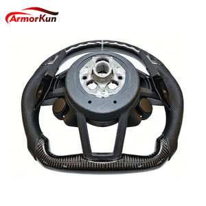Volant de course en cuir et fibre de carbone de haute performance pour <span class=keywords><strong>Audi</strong></span> A3/A6/Q3/<span class=keywords><strong>Q5</strong></span>/Q7/Q8/RS3/RS5/SQ5/RS7 - Product Image 2