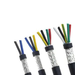 manufacturer supplier high flexible RVVP 2/3/4 core electric cable wires insulated pvc jacket