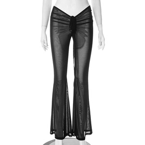 <span class=keywords><strong>Pantalon</strong></span> en maille transparente pour femmes <span class=keywords><strong>Pantalon</strong></span> d'automne 2023 <span class=keywords><strong>Pantalon</strong></span> évasé sexy à <span class=keywords><strong>taille</strong></span> <span class=keywords><strong>basse</strong></span> pour femmes Vêtements pour femmes - Product Image 4