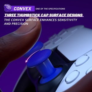 อะนาล็อกสติ๊กส์แบบเปลี่ยนได้ รุ่น ThumbsGear V3 สีน้ำเงิน ปรับความสูงได้ ออกแบบตามหลักสรีรศาสตร์ สำหรับคอนโทรลเลอร์ PS5 และ PS4 - Product Image 4