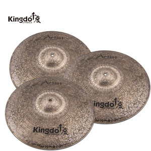 Platillos Kingdo B20 de Bronce de 18 Pulgadas para Artistas, Acabado Oscuro Esmerilado, Platillos Profesionales, <span class=keywords><strong>Precios</strong></span> Bajos Directos de Fábrica en China - Product Image 3