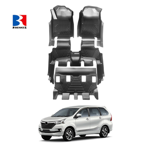 Wholesale Factory Custom 5D <b>TPE</b> Rubber Eco-friendly Waterproof Anti Slip 5D Car Floor Mats 3 Pieces for TOYOTA AVANZA(LHD) 2018 - Product Image 2