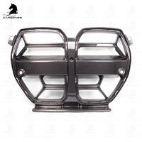 Grille de pare-chocs avant en fibre de carbone sèche type CSL G80 M3 2021+ pour BMW G80 M3 G82 M4