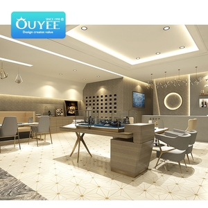 Pameran Modern Produsen Profesional untuk Toko Perhiasan Emas Desain Mebel Peraga Konter Perhiasan - Product Image 3