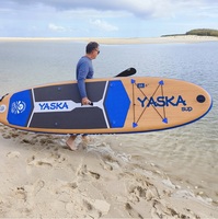 Planche de SUP gonflable tout usage YASKA PB-804 10'6''x32''x6'' portable pour eaux offshore, charge maximale 150 kg, avec aileron et EVA