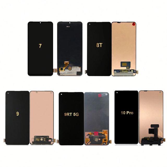 Mobile Phone Lcds Screen Replacement Display Touch Screen for Oneplus 5 5T 6 6T 7 7T 8 8T 9RT 5G 7 8 9 10 Pro 11 11R