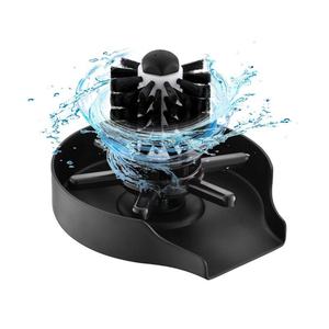 Enjuagador de Vasos Automático Inteligente para Barra con Cepillo, Acero Inoxidable, Accesorios Modernos para Bar - Product Image 4