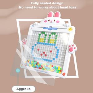 116 pz perline puntini magnetici tavolo da disegno bambini penna magnetica educativa sfera d'acciaio doodle board giocattoli perline magnetiche tavolo da disegno - Product Image 6