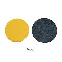 Lot de 10 patins de poussée de balle pour table de hockey sur air de borne d'arcade, 9,5 cm, 10 cm, adhésifs, souples, durables, résistants à l'usure, 100 mm, jaunes et noirs