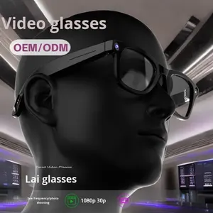 نظارات ذكية HeyCyan-G300 بدقة 800 واط بكسل لتسجيل الفيديو والتقاط الصور مع التعرف على الأشياء بالذكاء الاصطناعي والترجمة الذكية للموسيقى متوافقة مع أندرويد/iOS - Product Image 2