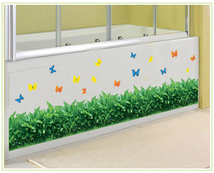 Papel Tapiz de PVC Barato K0006, Autoadhesivo, Decoración del Hogar, Papel Tapiz con Diseño de Mariposas y Hierba - Product Image 5