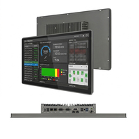 Proveedor de Fábrica, Panel PC Industrial Bosten, Monitor de 21.5 Pulgadas con Pantalla Táctil HMI Linux, 2 RS232/485, Doble LAN, en Stock