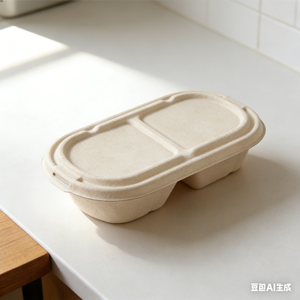 Envase de Alimentos Biodegradable Desechable Sin PFAS Añadidos, Envase de Alimentos de Bagazo de Caña de Azúcar Sin PFAS Añadidos - Product Image 5