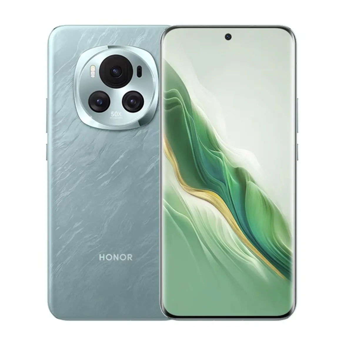 HONOR/ Honor Magic6 ponsel pintar 5G, ponsel pintar generasi ketiga Snapdragon 8 chip/Honor Giant rhinoera glass /AI/50 juta piksel hijau