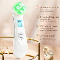 Appareil de massage facial électrique, lifting du visage, resserrement de la peau, multifonctionnel, soin des yeux, étanche, rechargeable par USB, aluminium, portable