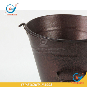 Direct Selling 6.7 Gallon Iron Powder Coating <strong>Copper</strong> <strong>Scuttle</strong> of <strong>Coal</strong> Cast Iron <strong>Coal</strong> <strong>Scuttle</strong> for Indoor Fireplace - Product Image 4