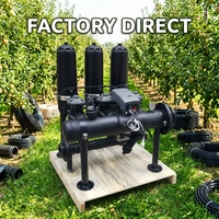 Filtre à sable à irrigation automatique à alimentation directe d'usine, filtre à disque à rétrolavage automatique pour eau de puits agricole, garantie 1 an