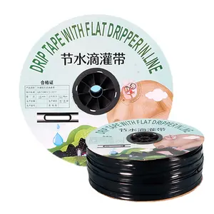 Échantillon gratuit chine 16mm espacement irrigation goutte à goutte nouvelle agriculture ferme bande goutte à goutte en plastique ligne 1 hectare 16mm ruban goutte à goutte