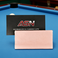 Serviette de billard R-CGB ASN, sans peluches, résistante, détachante, réutilisable, peu encombrante, 4 couleurs pour le snooker, vente en gros OEM ODM