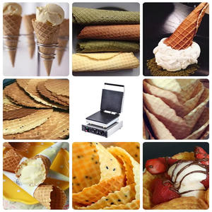 Máquina comercial para hacer conos de helado, máquina eléctrica para hacer rollos de huevo, cono, panadero DIY con temporizador y Control de temperatura - Product Image 6