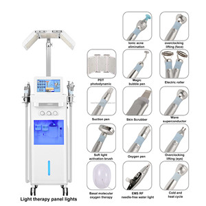 14 en 1 Hydro Aqua Peeling Microdermabrasion Oem Odm Jet d'<span class=keywords><strong>oxygène</strong></span> Salon de beauté Soins de la peau Hydra Dermabrasion Machine faciale - Product Image 3