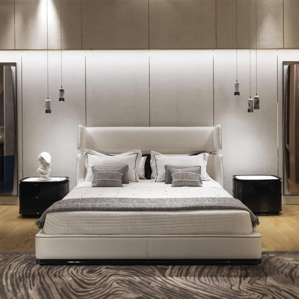 Fournisseur de la Chine, ensemble de lit, meubles de chambre à coucher, ensemble de meubles de luxe