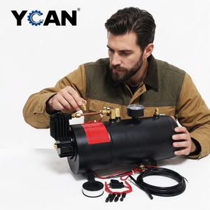 Kit de compresseur d'air miniature YCAN 3L 150PSI en fer AS174A 12V ou 24V pour <span class=keywords><strong>klaxon</strong></span> d'air, camion, <span class=keywords><strong>train</strong></span>, bus, <span class=keywords><strong>voiture</strong></span> - Product Image 6