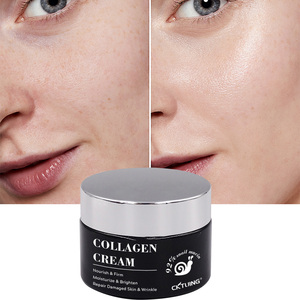 Fournisseur de produits de soin de la peau OEM, crème réparatrice au collagène d'escargot, hydratant, sérum nourrissant pour le visage à l'escargot - Product Image 1