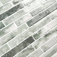 Carreaux muraux en mosaïque de marbre à coller, style bande longue Vividtiles, pour décorer la cuisine et la salle de bain