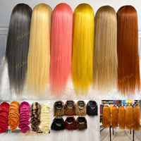 Peluca frontal de encaje HD 13x4 13x6 al por mayor con reflejos # Pelucas de Cabello Humano Brasileño Virgen con Cutícula Alineada, Color Marrón/Rubio 4/27