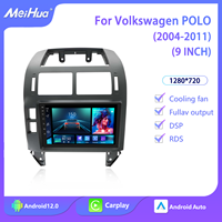 Radio de Coche Android Meihua de 9 Pulgadas con GPS, CarPlay, Multimedia, Reproductor de DVD Estéreo para el Tablero, para VOLKSWAGEN POLO 2004-2011