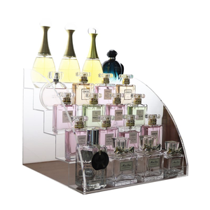 Spring Sign 5 tiers large capacity perfume storage clear acrylic box acrylic perfume display shelves acrylic perfume stands