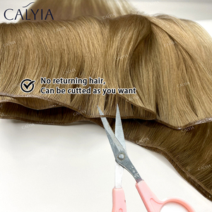 Extensiones de Cabello Humano Invisible Ruso de Doble Trama, 100% Cabello Humano, Trama Fina Genius Weft, Puntas Gruesas, Extensiones de Cabello Humano Genius Weft - Product Image 3