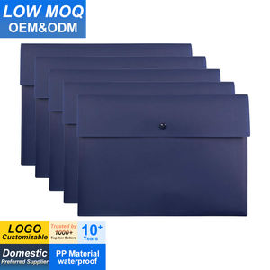 2025年批发学校和办公文具定制信封PP文件袋办公文件收纳袋透明文件袋 - Product Image 1
