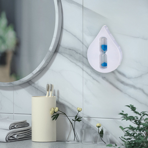 Quà tặng khuyến mãi tùy chỉnh phòng tắm DIY không thấm nước <span class=keywords><strong>2</strong></span> phút răng <span class=keywords><strong>10</strong></span> Acrylic giờ Hội Đồng Quản trị Trò chơi Nhỏ đầy màu sắc đồng hồ cát hẹn giờ - Product Image 5