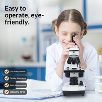 Microscope biologique monoculaire pour enfants, grossissement 100-2000x, pour expériences scientifiques et observation d'animaux et de plantes, vente en gros