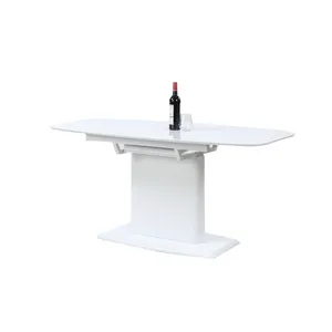 Tavolo da pranzo elasticizzato con mobili estensibili in legno MDF minimalista europeo