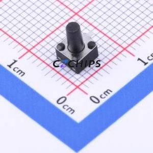 TS-1091C-A9B3-D2 Tactile Switch SMD Switch Single Pole Single Throw Round Button 2.5N Horizontal Mount - Product Image 1