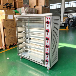 Rôtissoire à poulet verticale de qualité supérieure pour <span class=keywords><strong>restaurant</strong></span>, grande capacité, en acier inoxydable, commerciale, au gaz et électrique - Product Image 4