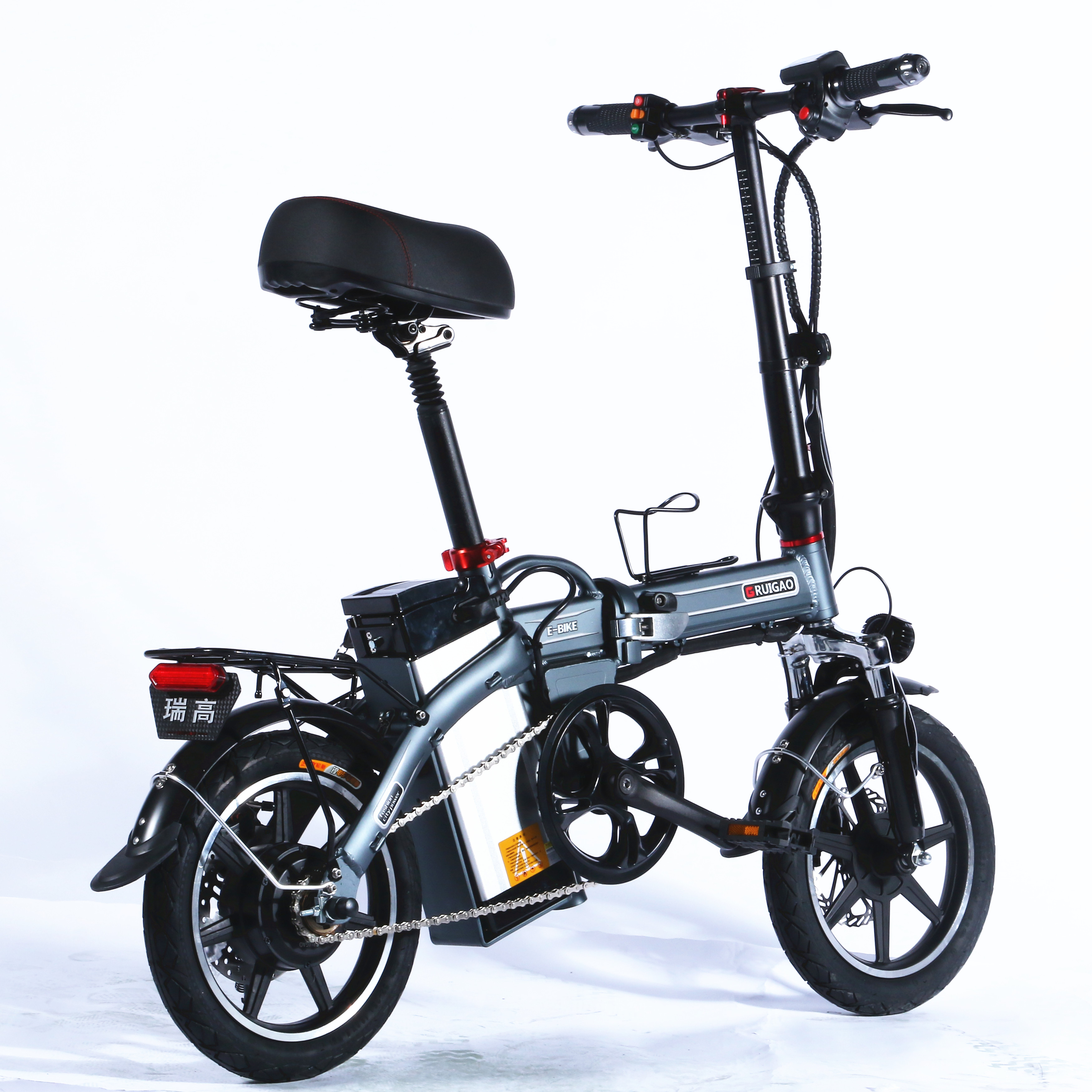 【Jolly】フル電動自転車 14インチ 折り畳み＋充電器 14inch 折りたたみ電動自転車 14インチ パワフル250W フル電動