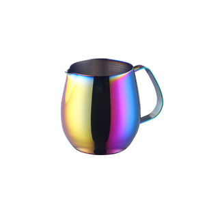 Montalatte a Tamburo in Acciaio Inossidabile con Manico, per Caffè e <span class=keywords><strong>Latte</strong></span>, Strumento Specifico per Caffè, Montalatte per <span class=keywords><strong>Latte</strong></span> Macchiato - Product Image 5