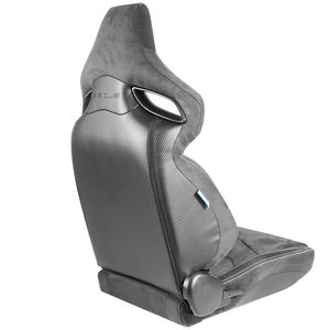 Asiento de coche de carreras Alcantara Uniq reclinable universal personalizable superior con tacto premium y durabilidad - Product Image 2