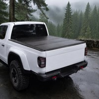 Couverture de benne rigide pliable en trois parties, profil bas, montage encastré, sans perçage, étanche pour Dodge Ram 1500 OEM ODM