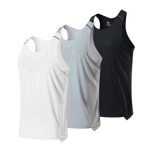 <span class=keywords><strong>Camiseta</strong></span> <span class=keywords><strong>sin</strong></span> mangas de gimnasio ligera de secado rápido para hombre - Product Image 1