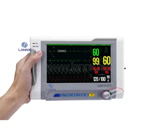 LANNX uMR C10 Multiparamètre vétérinaire hospitalier Moniteur patient à usage humain et animal Équipement portable de surveillance des signes vitaux