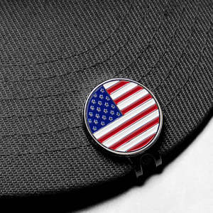 Clip de chapeau de golf avec marqueur de balle magnétique, style métal premium, conception personnalisée, marqueurs de balle de golf sportifs en fer OEM - Product Image 3