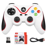 Manette de jeu sans fil V8 2.4G, manette de jeu avec joystick, double vibration, compatible avec Android/iOS/PC/PS5/Switch/téléphone mobile