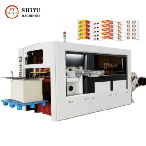 Máquina troqueladora de taza de caja de cuenco de papel cortador de alimentación automático de plegado <span class=keywords><strong>Autoroll</strong></span> de alta velocidad - Product Image 1