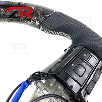 Volant en carbone forgé LED personnalisé pour Toyota Hilux 8ème génération Revo Fortuner Land Cruiser GR Revo SR5 GR-S Rogue 2016-2025